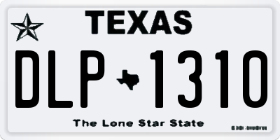 TX license plate DLP1310