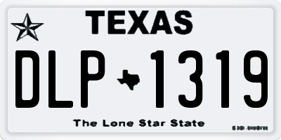 TX license plate DLP1319