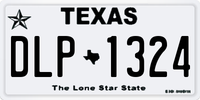 TX license plate DLP1324