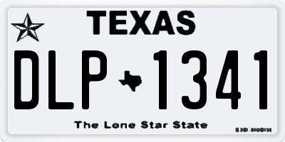 TX license plate DLP1341