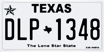 TX license plate DLP1348