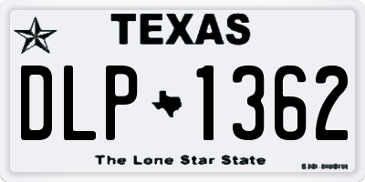TX license plate DLP1362