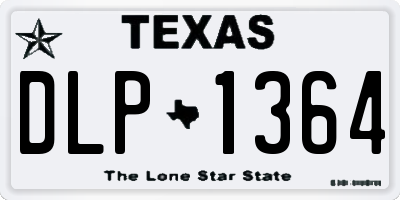 TX license plate DLP1364