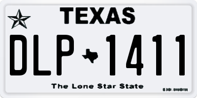 TX license plate DLP1411