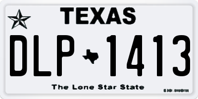 TX license plate DLP1413