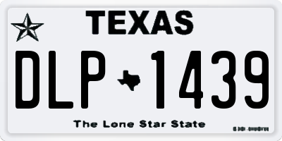 TX license plate DLP1439