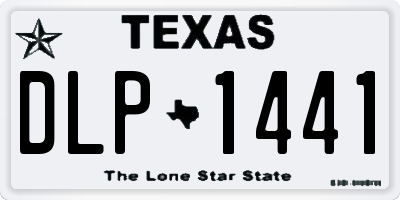 TX license plate DLP1441
