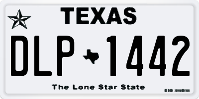 TX license plate DLP1442