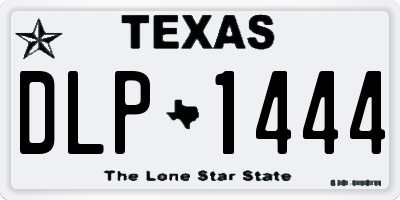 TX license plate DLP1444