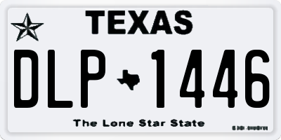 TX license plate DLP1446