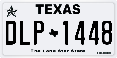 TX license plate DLP1448