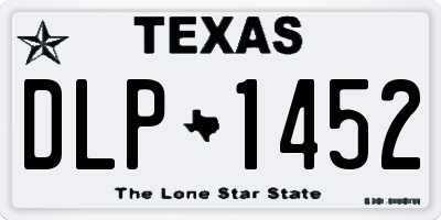 TX license plate DLP1452