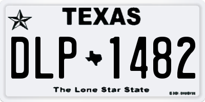 TX license plate DLP1482
