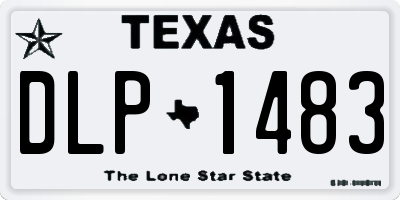 TX license plate DLP1483
