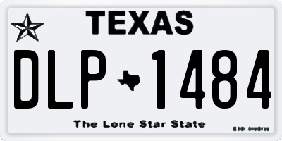TX license plate DLP1484