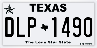 TX license plate DLP1490