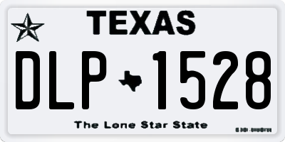 TX license plate DLP1528