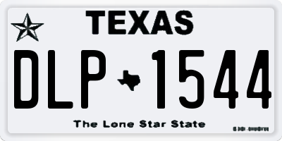 TX license plate DLP1544