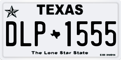 TX license plate DLP1555