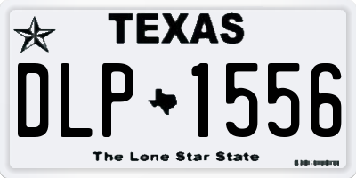 TX license plate DLP1556