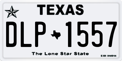 TX license plate DLP1557