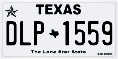 TX license plate DLP1559