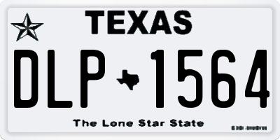 TX license plate DLP1564