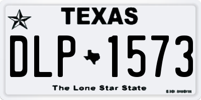 TX license plate DLP1573