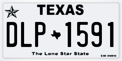 TX license plate DLP1591