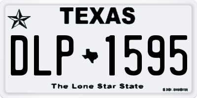 TX license plate DLP1595