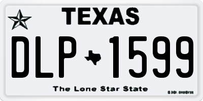 TX license plate DLP1599