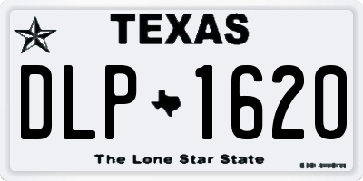 TX license plate DLP1620