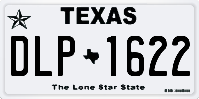 TX license plate DLP1622