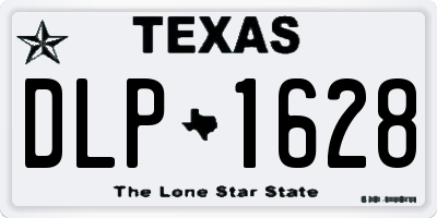 TX license plate DLP1628