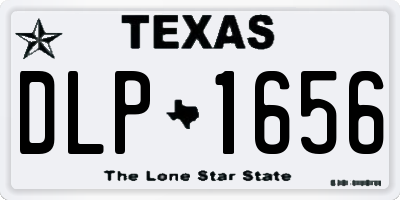 TX license plate DLP1656
