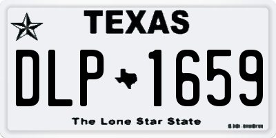TX license plate DLP1659