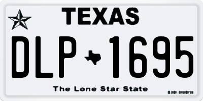 TX license plate DLP1695