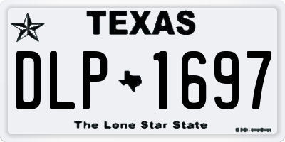 TX license plate DLP1697