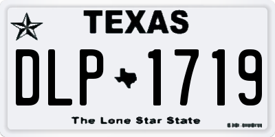 TX license plate DLP1719