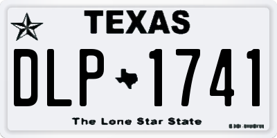 TX license plate DLP1741