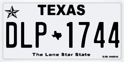TX license plate DLP1744