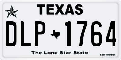 TX license plate DLP1764