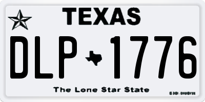 TX license plate DLP1776