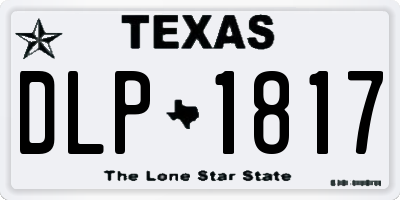 TX license plate DLP1817