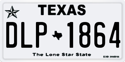 TX license plate DLP1864
