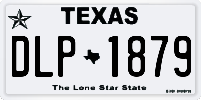 TX license plate DLP1879