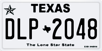 TX license plate DLP2048