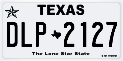 TX license plate DLP2127