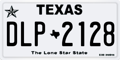TX license plate DLP2128