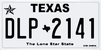 TX license plate DLP2141
